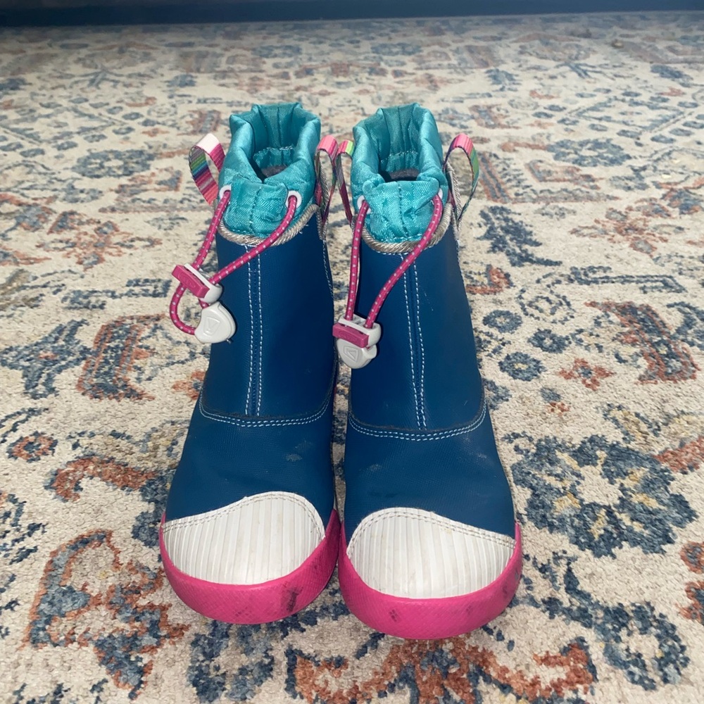 Keen Kids Blue and Pink Boots